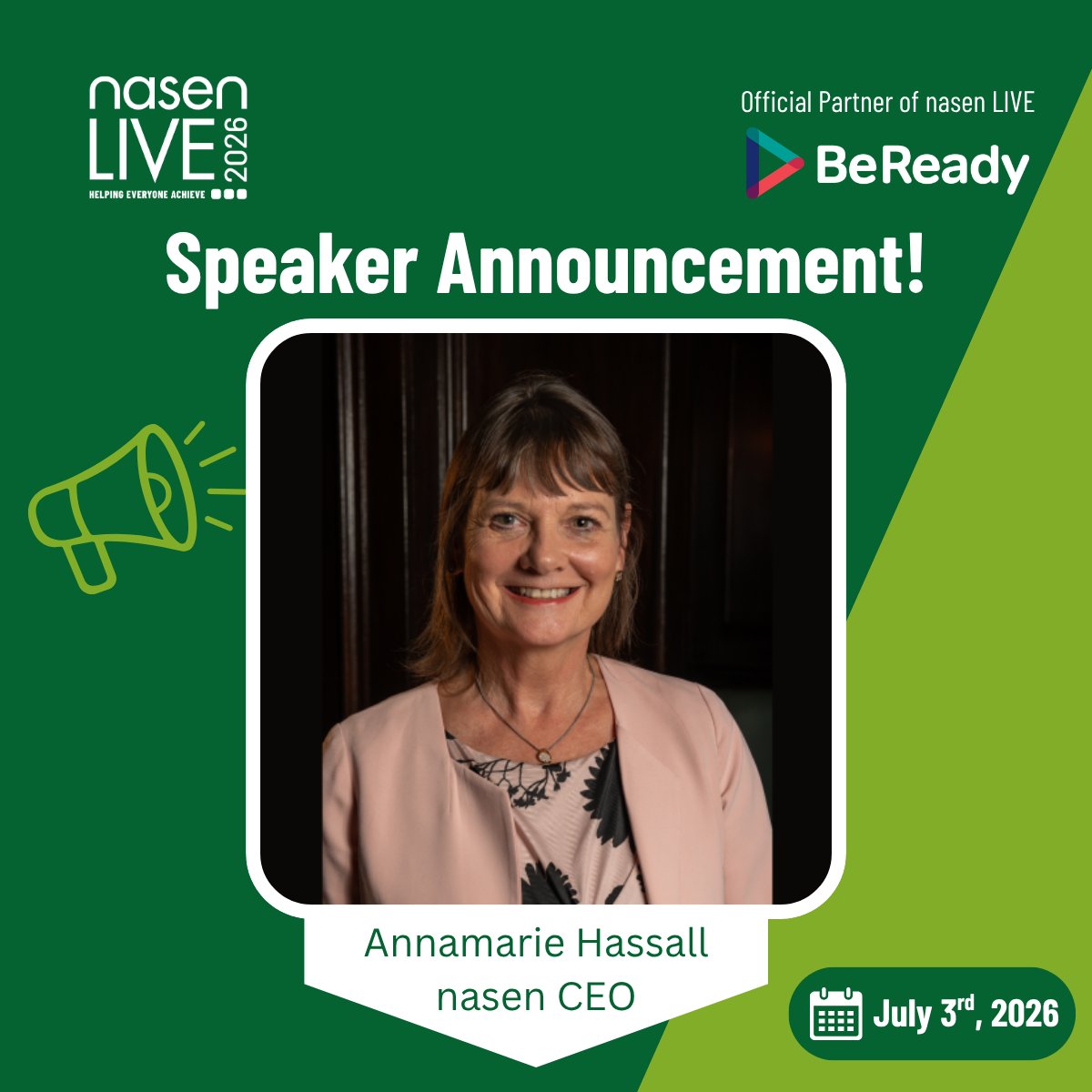nasen_org's tweet image. We’re excited to announce a major highlight at #nasenLIVE2026

@CEOnasen will be joining a panel session chaired by @NisaiLearning, exploring the recent SEND #WhitePaper and what it really means for professionals across the sector.

👉 Book now: ow.ly/yiem50YJBFc
#SEND #CPD