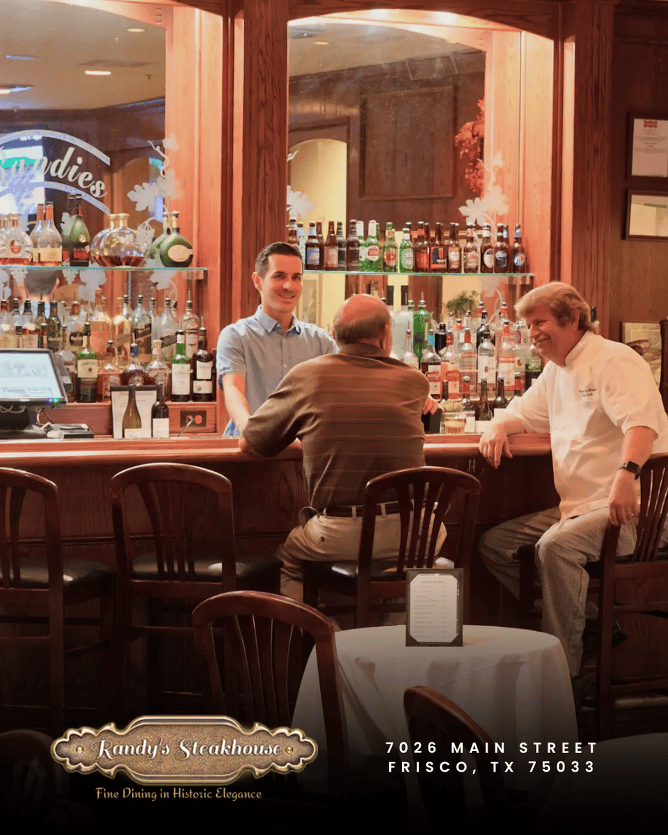 Midweek reset = Happy Hour at Randy's. 🍹

#RandysSteakhouse #FriscoEats