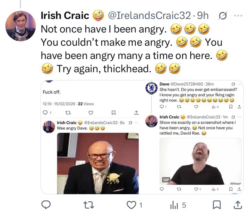Irish Craic 🤪 tweet media