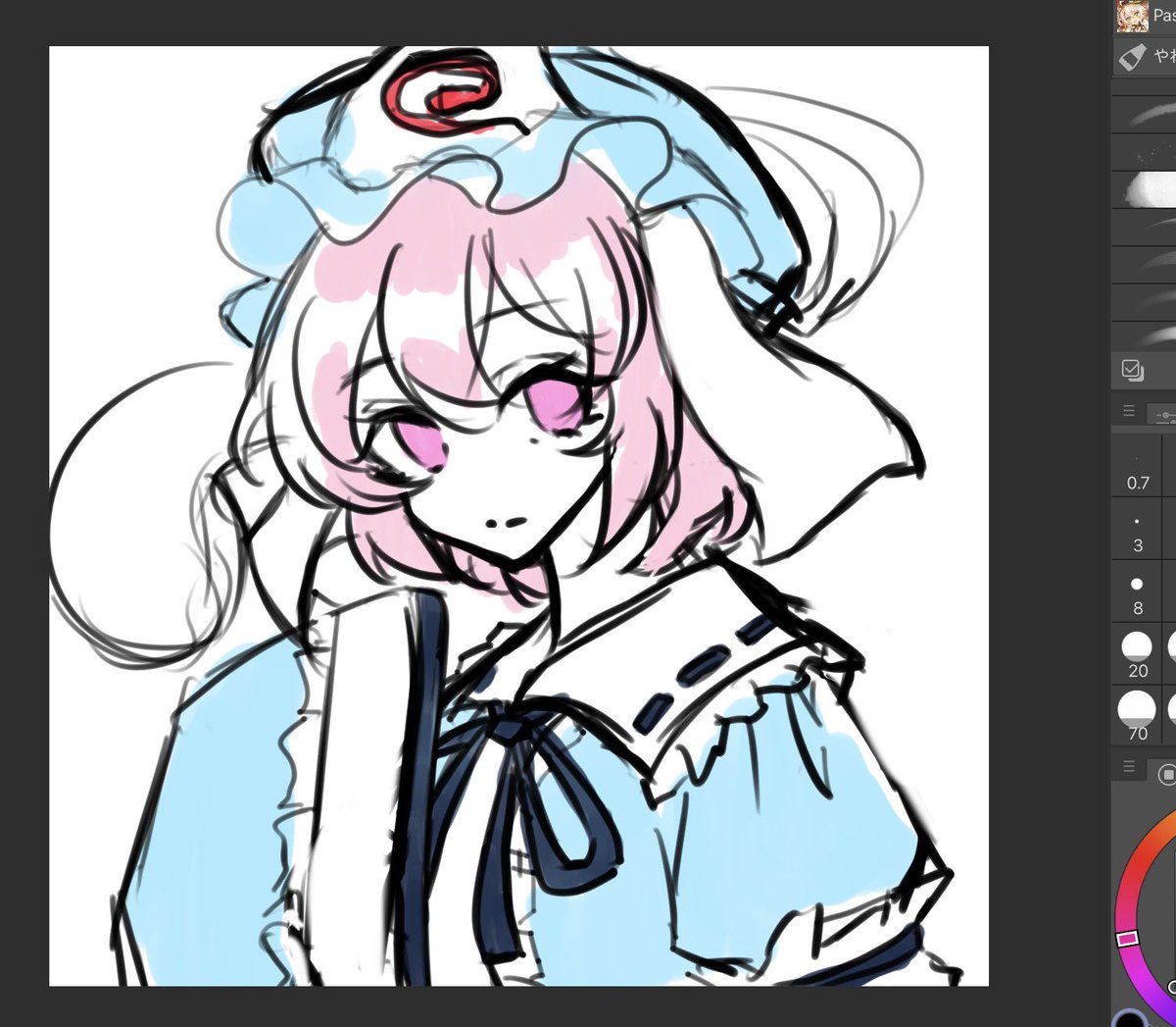 白ꪔ̤@skeb受付中 tweet media