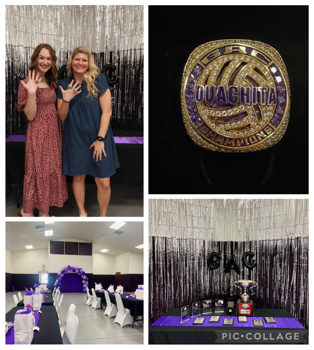 OuachitaVB's tweet photo. Our ring ceremony 💍
A night to celebrate what this team accomplished and the championship we earned—while celebrating the coaches and supporters who poured into us all season. And of course… a little new bling. 

2025 GAC CHAMPS 🏆

#TIGS @OuachitaTigers @Ouachita https://t.co/e7x9EsD28E