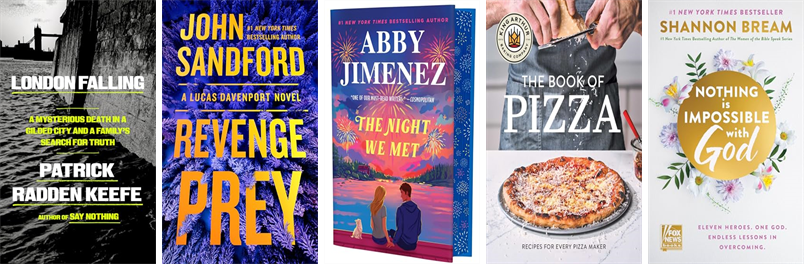 ewmlct's tweet photo. This week the Edith Wheeler Memorial Library, Monroe has 84 new books.  New items include London Falling, Revenge Prey, The Night We Met, The Book of Pizza, Nothing Is Impossible with God, You with the Sad Eyes, The Academy, and Release Me. https://t.co/pbE8VoJf0G https://t.co/25aJDwjve9