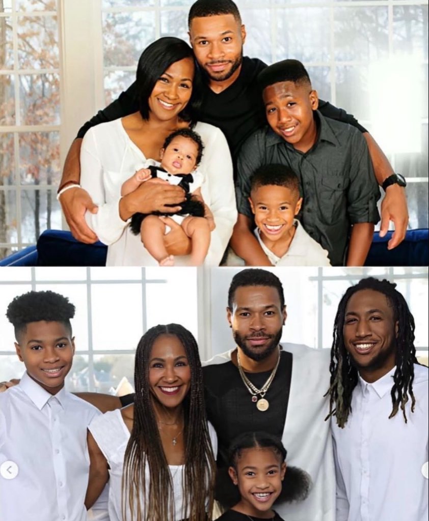 Terri J. Vaughn and her family ❤️