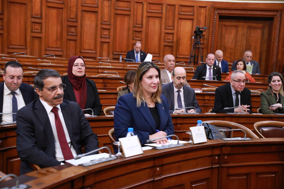MFinancedz's tweet photo. صادق أعضاء مجلس الأمة يوم الأحد 12 أفريل 2026، بالإجماع على نص القانون المتضمن تسوية الميزانية لسنة 2023، في جلسة علنية ترأسها  السيد عزوز ناصري، رئيس مجلس الأمة، بحضور ممثل الحكومة السيد عبد الكريم بوالزرد، ��زير المالية، والسيدة نجيبة جيلالي وزيرة العلاقات مع البرلمان. https://t.co/ljfGd8gXwK