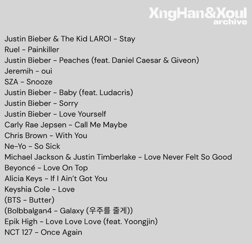 xx__archive's tweet photo. 260415 #XNGHAN weverse live playlist https://t.co/M6lfAGZg2h