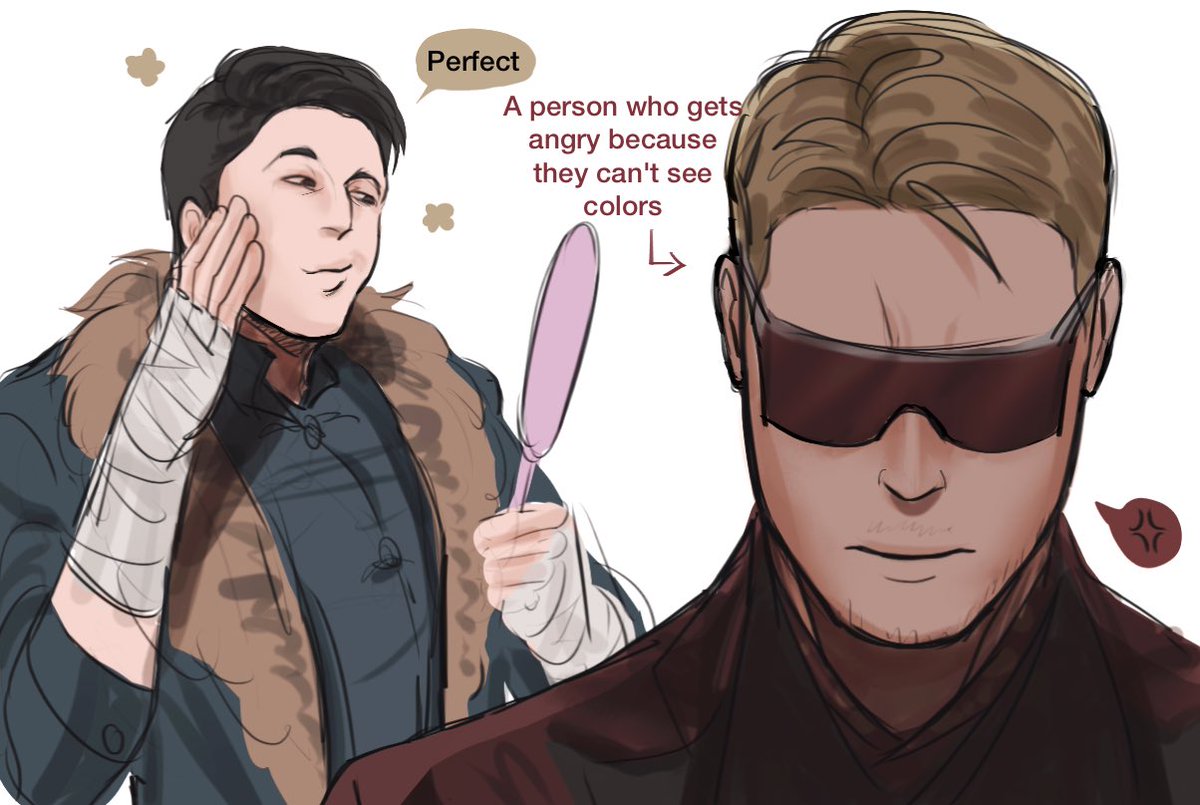 Northfree01's tweet photo. Hair Color Swap😎😡
#mortalkombat1
#Johnshi https://t.co/5eNaN8FZF7