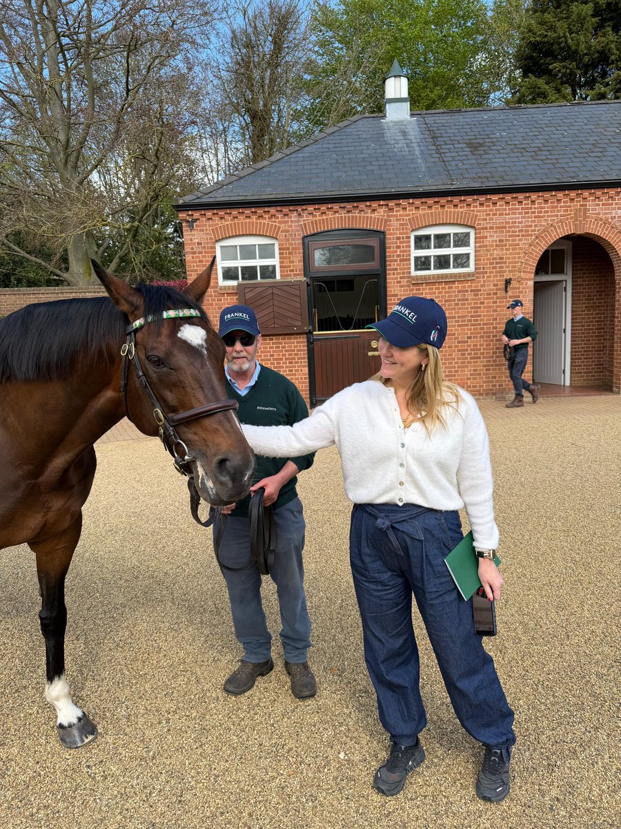 jess_stafford_'s tweet photo. FRANKEL achieved 40 Group 1 Winners internationally in 2025 &amp; has begun 2026 with as much gusto as last with 2 Group 1’s at Randwick on the weekend with Sir Delius &amp; Changingoftheguard. What an honour to see the legend today @JuddmonteFarms 🌟 https://t.co/PtPy8CtouT