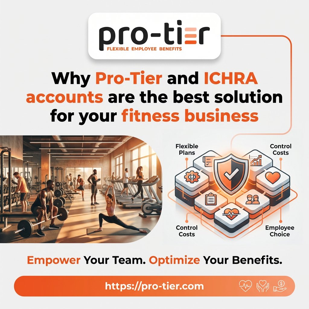 SvenJensen's tweet image. Fitness businesses need flexible benefits too. Pro-Tier's ICHRA accounts let your team choose their own health coverage — no markups, no hidden fees. Built for businesses like yours. Call us: 4158575048 #EmployeeBenefits #ICHRA