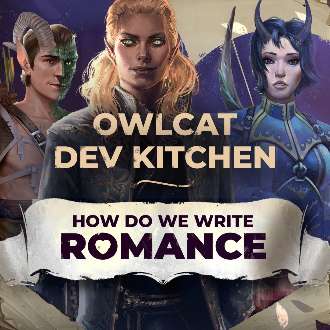 's tweet image. When you fall in love with a character, it’s not by an accident. That’s just how we write them!

Want to take a look behind the scenes? A deep dive into how Owlcat’s narrative designers create your favorite characters and bring their romances to life:

steamcommunity.com/games/1184370/…