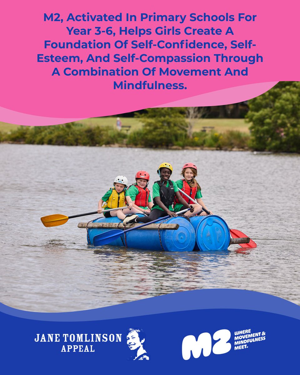 janesappeal's tweet photo. 💛 Our M2 programme supports children to improve their wellbeing through diet, exercise, and healthy habits, helping them feel more confident and resilient.

Learn more: https://t.co/vkGBx2Ypd7 

#JaneTomlinsonAppeal https://t.co/58qQ3zyWuo