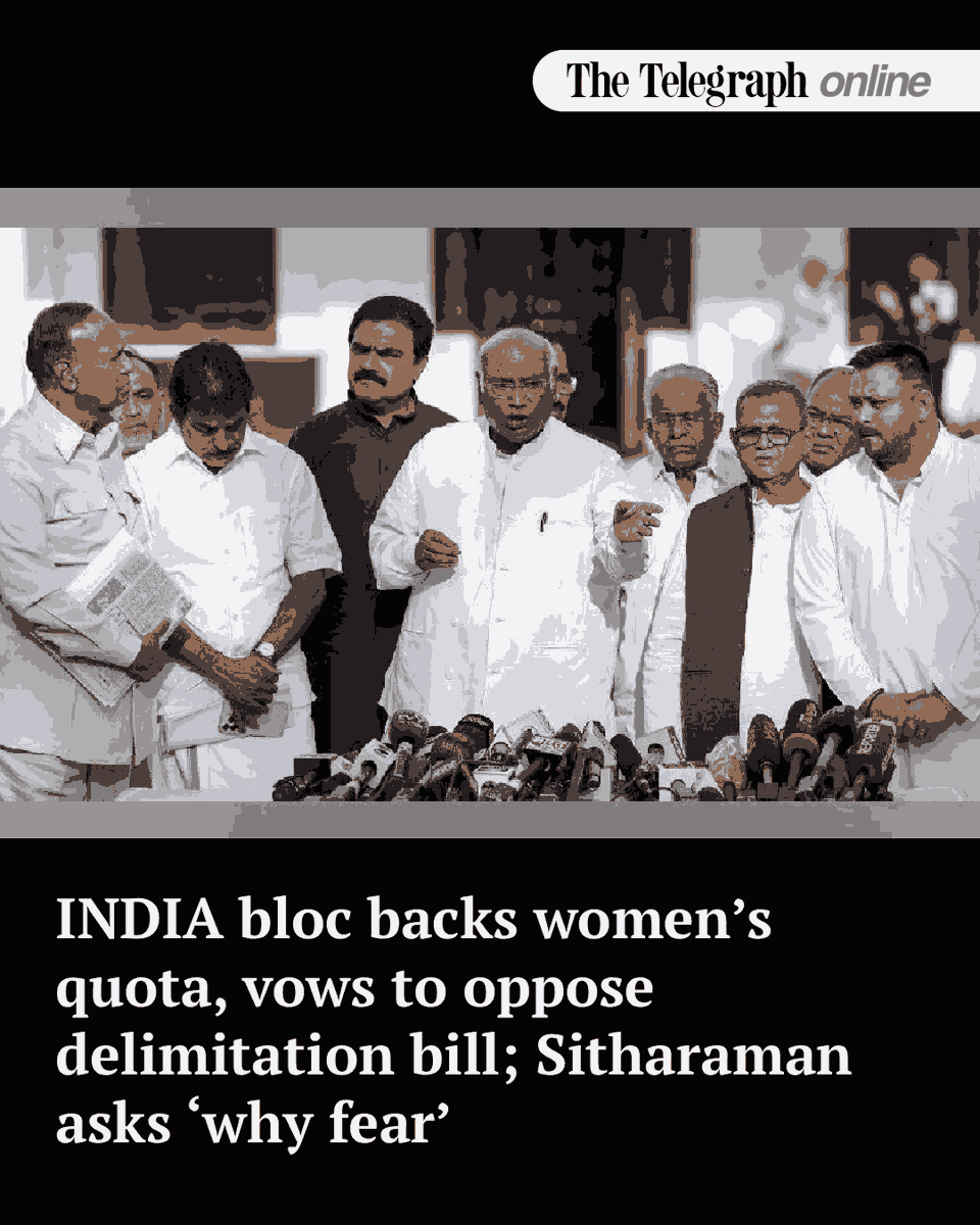 ttindia's tweet image. Ramesh calls delimitation 'very dangerous', warns of impact on states; Sitharaman says panels will consult parties before any decision
#indiabloc #delimitation 
telegraphindia.com/india/india-bl…