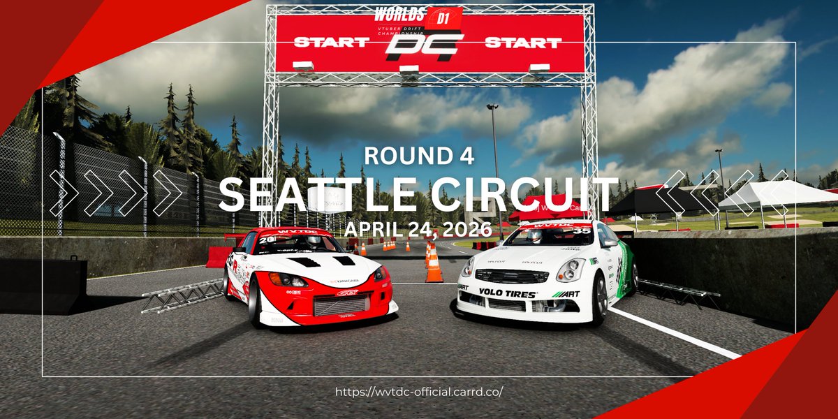 Official_WVTDC's tweet photo. 📢RD.4 Announcement📢

RD.4 is up next and coming at you from Seattle Circuit in USA!🇺🇸

The season has reached the mid-way point, and with the title race getting intense, it's a case of who can keep up and who will be left behind 🏁

#Vtuber #Vtubers #RacingVtuber #RacingVtubers https://t.co/4S2Jf18Y8f