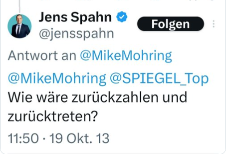 EmilySue59's tweet photo. @cducsubt @jensspahn In einem #SpahnUntersuchungsausschuss könnte geklärt werden, wie viel Geld #Spahn verschwendet hat.
#Spahn sollte seinen eigenen Empfehlungen folgen.
#CDUfährtDeutschlandandieWand https://t.co/vvIqmTlczG