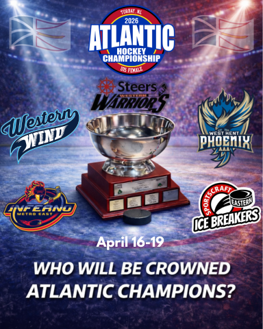 U18AAAEIB's tweet photo. Welcome to our city!

The Eastern Ice Breakers are excited to host the Metro East Inferno, West Kent Phoenix, Western Wind, and Western Warriors for the Female U15 Atlantic Championship.

Good luck to all teams this weekend—let’s make it one to remember! #atlanticchampionship https://t.co/bnEaNNs9jw