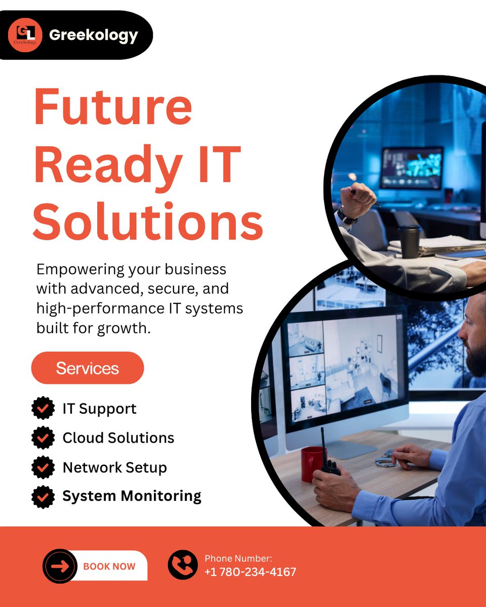 Greekology60715's tweet image. Future-ready IT solutions to secure and grow your business with confidence. Reliable support and smart technology. 

📞 +1 780-234-4167 

#ITServices #CloudComputing #CyberSecurity #TechGrowth