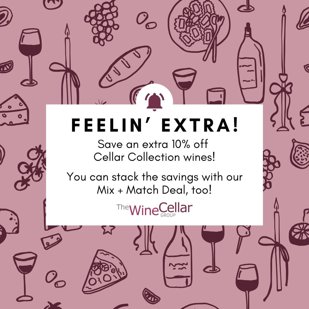 A mid-week pick-me-up - save an extra 10% on all Cellar Collection wines! 👏 #TheWineCellarGroup