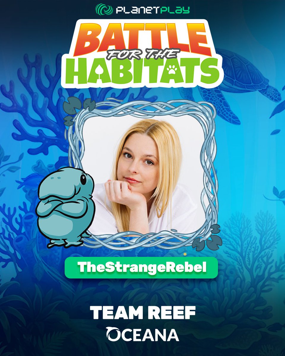 Team Reef joins the battle! 🌊 

Led by <a href="/ItsBrianaWhite/">Briana White</a>, they’re taking on Battle for the Habitats to help us raise funds and protect our oceans with <a href="/oceana/">Oceana</a> 🌎

Tune in to streams starting April 22nd and be part of the mission to help save our planet.  

Creators, sign up here