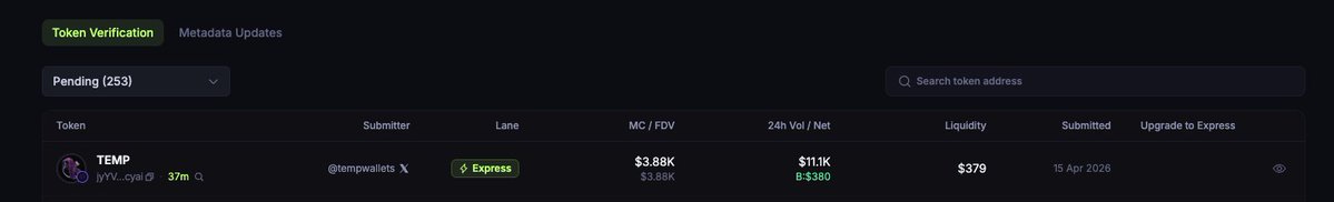 TempWallets.com tweet media
