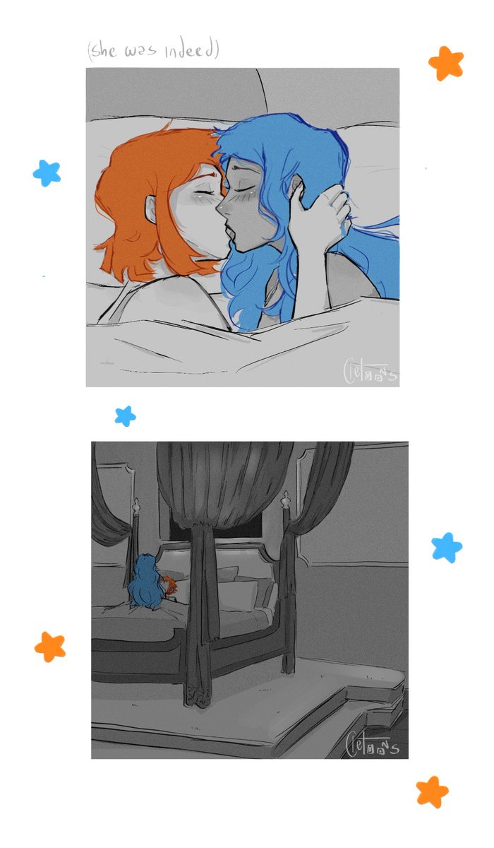 Cletoons_'s tweet photo. #namivivi #yuri part 2/2 
This comic was inspired by a fanfiction I read lol https://t.co/7PTjjguisF
