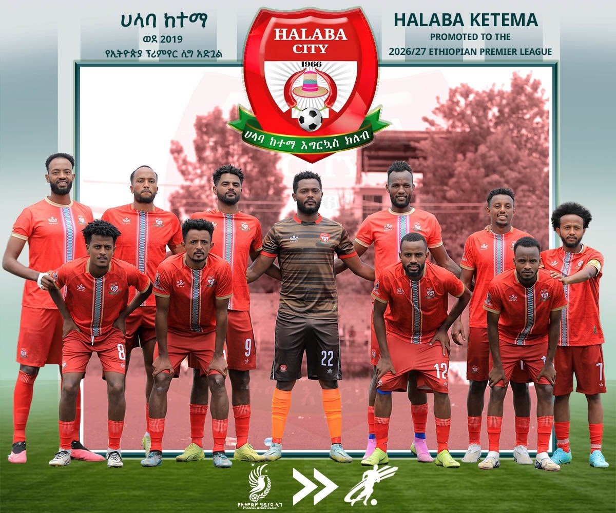BahiruTi's tweet photo. Congratulations to Halaba Kenema FC on earning promotion to the Ethiopian Premier League 2026/27! 🟢⚽

A huge achievement for the players, staff, fans, and the entire Halaba community. Wishing you success in the top flight! https://t.co/pIkasr0kFq