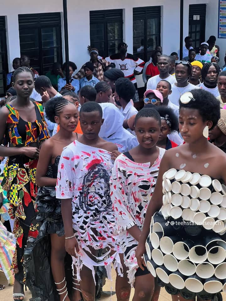 ttsuganda's tweet photo. Under the theme Turning pain into purpose, female and male models of Teens Talent Search 2026 showcased creative attires that resonated with their pain and purpose. They were not just outfits but testaments of what these learners have gone through and what they hope for. https://t.co/QyZcM5yi0V