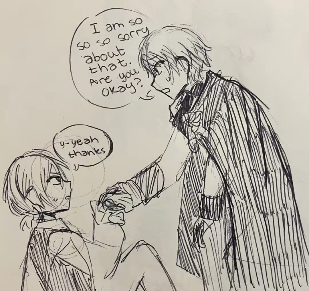 Kurotheroach's tweet photo. Ruikasa Sorcevalier comic that I forgot to post here (2/5)
#ruikasa #pjsk #sorcevalier https://t.co/9gZTa2SJVu