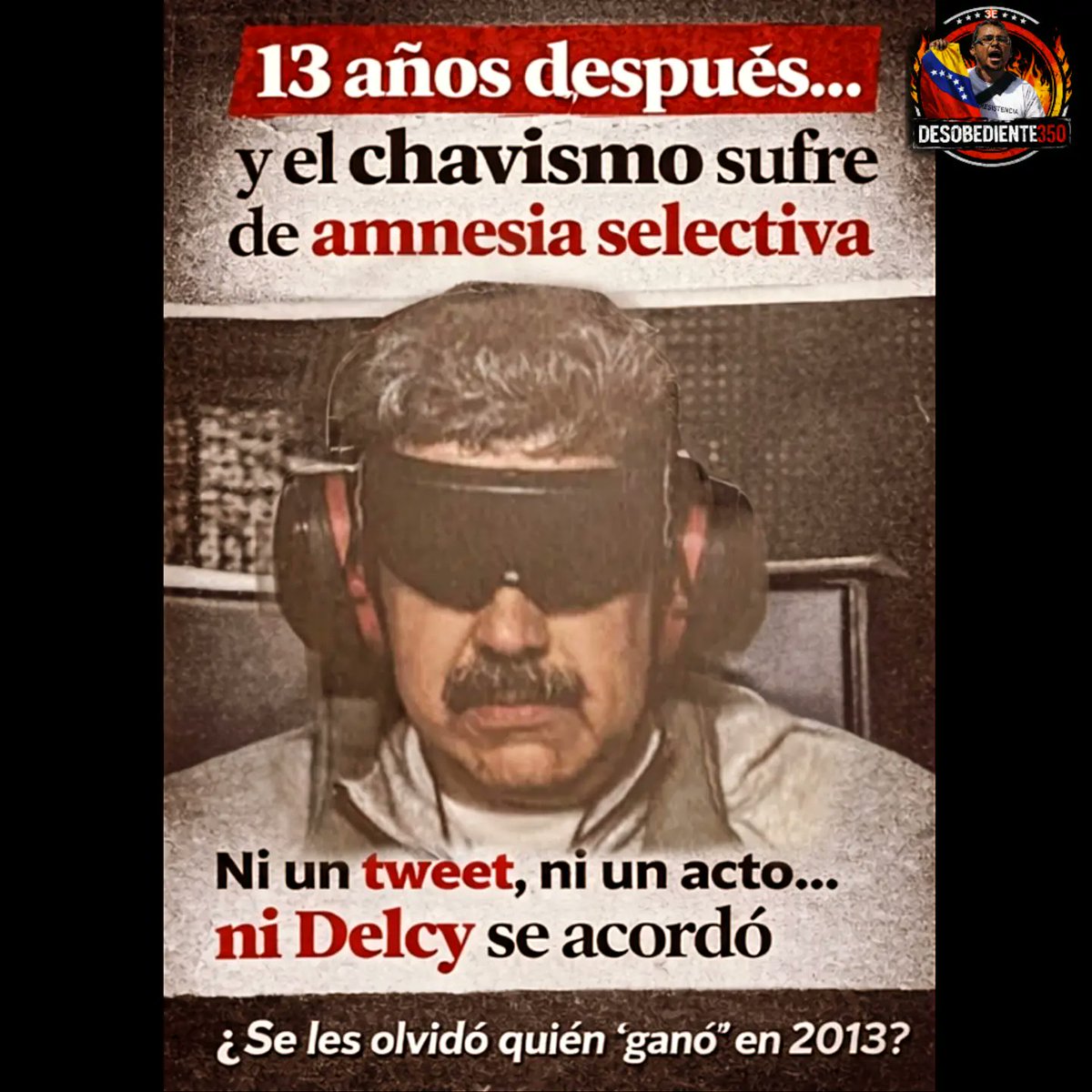 osoantonio's tweet photo. EL MUERTO AL TERCER DÍA APESTA
Maduro no solo hiede en #Brooklyn (según su compañero de celda SixNine), ahora empezó a apestar también en #Miraflores.
13 años de la primera ‘trampa’ de #Maduro… el chavismo guarda silencio. Ni Delcy lo recordó.
El #Rodrigato lo olvidó

#14Abr https://t.co/LsZVU3CMtv