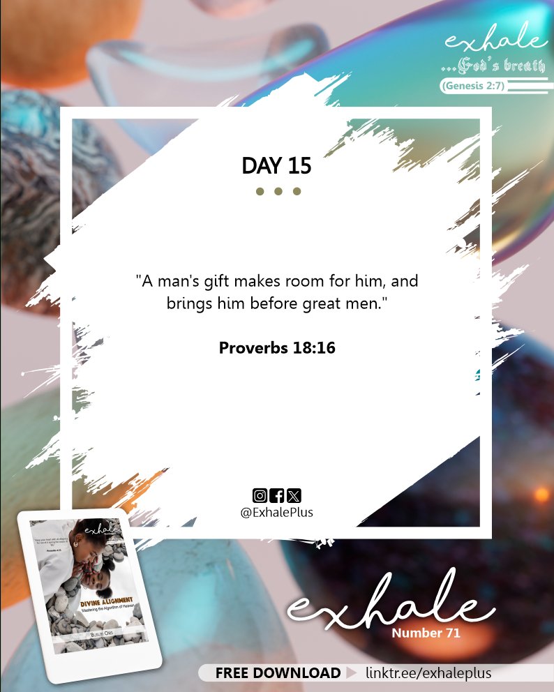 ExhalePlus's tweet image. Stay humble and maintain a spirit of service.

#exhale #71 #day15

~~~

Seyi Vodi | Governor of Lagos | Akpabio | Barca | Aang | Korea #EleccionesPerú2026