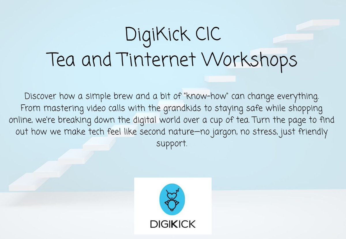 digi_kick's tweet image. We don’t tell you what to learn—we ask! 🎤

Our Tea and T’internet workshops are co-designed by you. We have a new Project Brochure coming soon so you can "pick and mix" the topics that matter most. You pick the path, we bring the biscuits! 🍪☕

#CoDesign #Brum #DigitalSkills