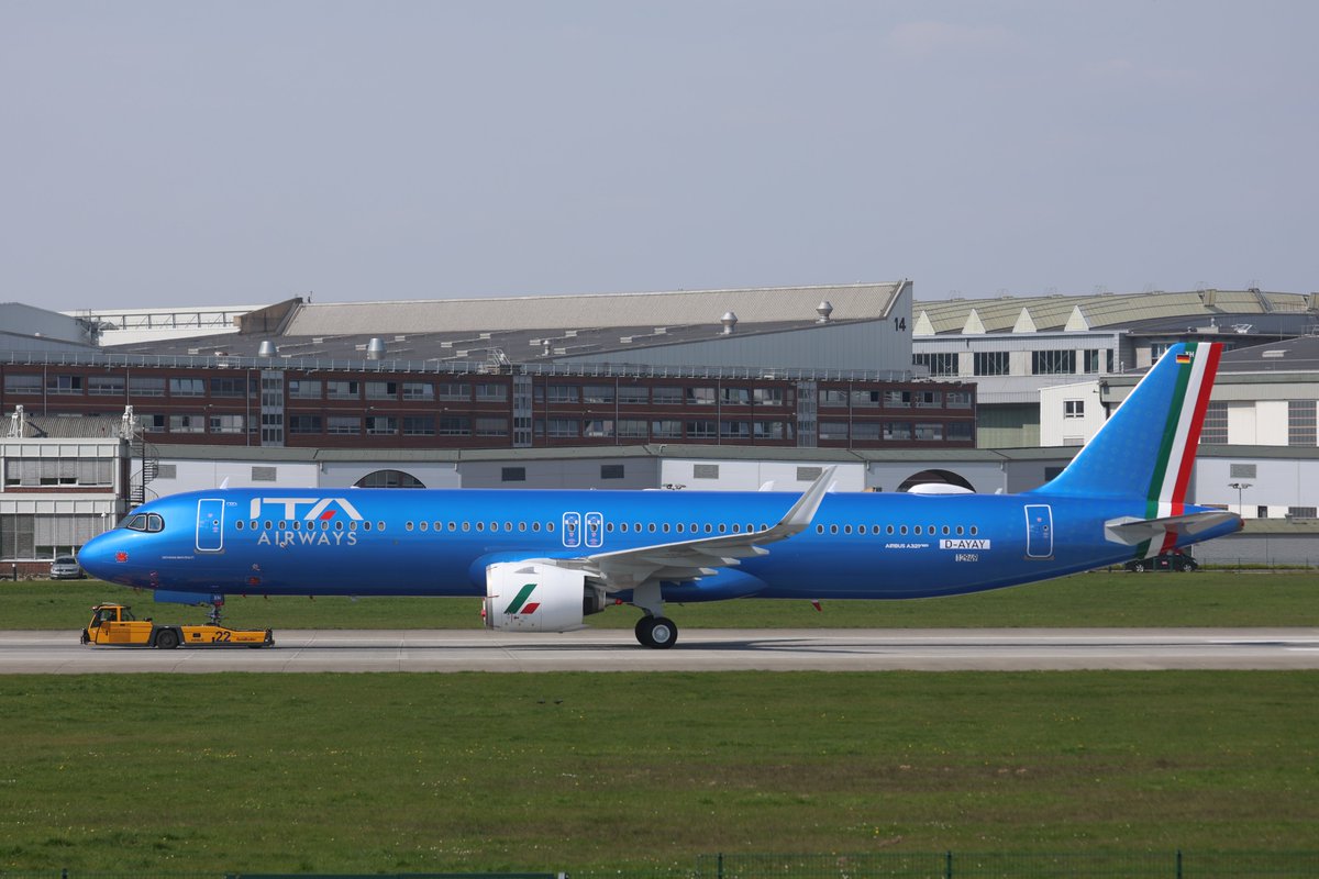 Tobias_Gudat's tweet image. #A321neo #ITA #Airways EI-HXH 
MSN12949