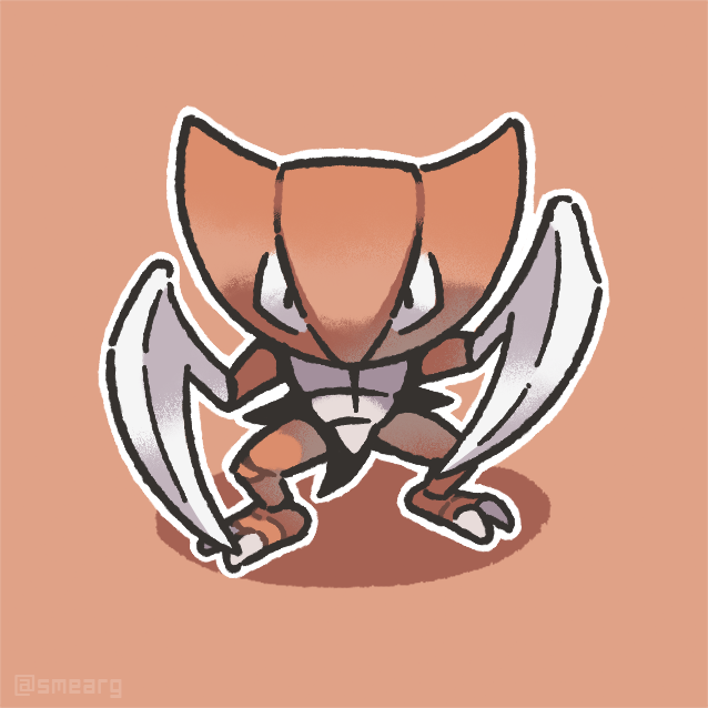 smearg's tweet image. lil kabutops 🗡️🦀
