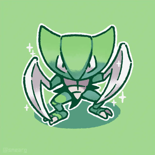smearg's tweet image. lil kabutops 🗡️🦀