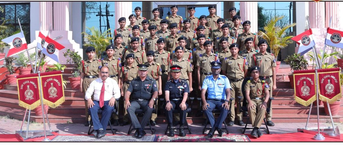 SSAPOfficial's tweet photo. #SainikSchoolAmbikapur scripts a saga of scholastic excellence in CBSE Class 10 Results 2026.
95% cadets secure distinction &amp; above, with 51% scoring above 90%.Topper: 98.8%
Perfect scores: Maths-6, Social-7, Computer-7
A triumph of grit &amp; guidance. #SainikSchoolsSociety https://t.co/DCp6WUWVbs