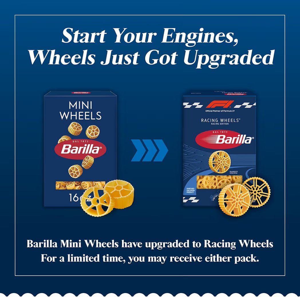 leclercsletters's tweet photo. the f1 wheels pasta 😭 this is cool af https://t.co/1gYftsrq5n