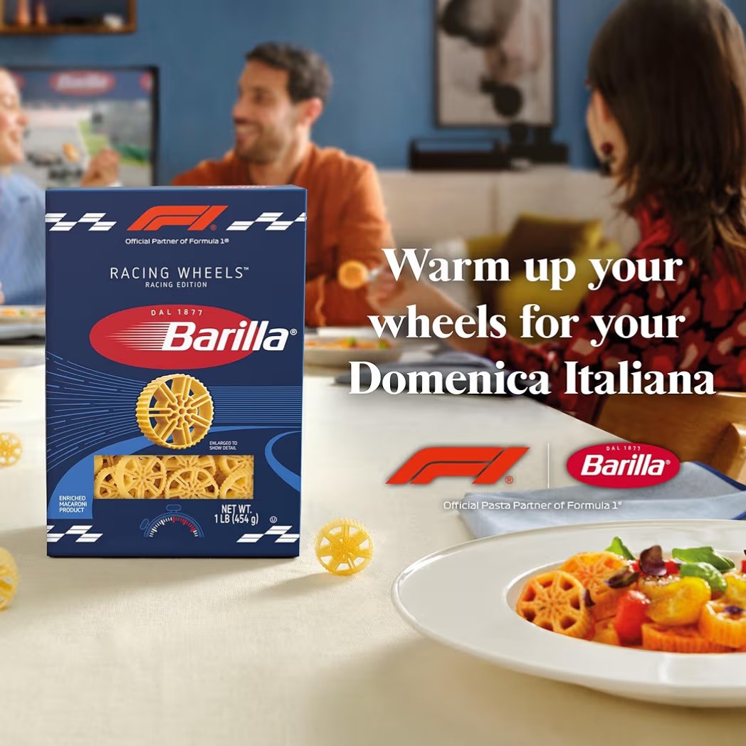 leclercsletters's tweet photo. the f1 wheels pasta 😭 this is cool af https://t.co/1gYftsrq5n