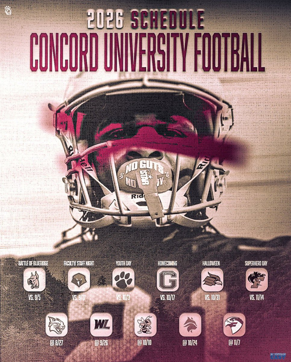 Concord University Football tweet media
