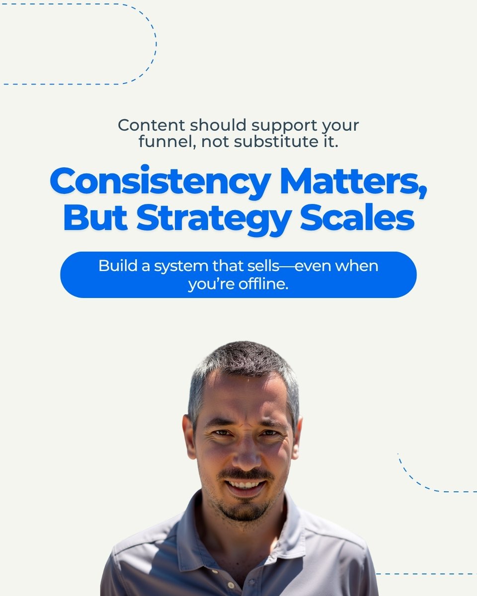 Posting daily isn’t a launch plan.
It’s noise without a narrative.
If your content doesn’t lead somewhere predictable - like an opt-in, a nurture funnel, or an evergreen enrollment - it’s just scrolling fuel.
System > Schedule.