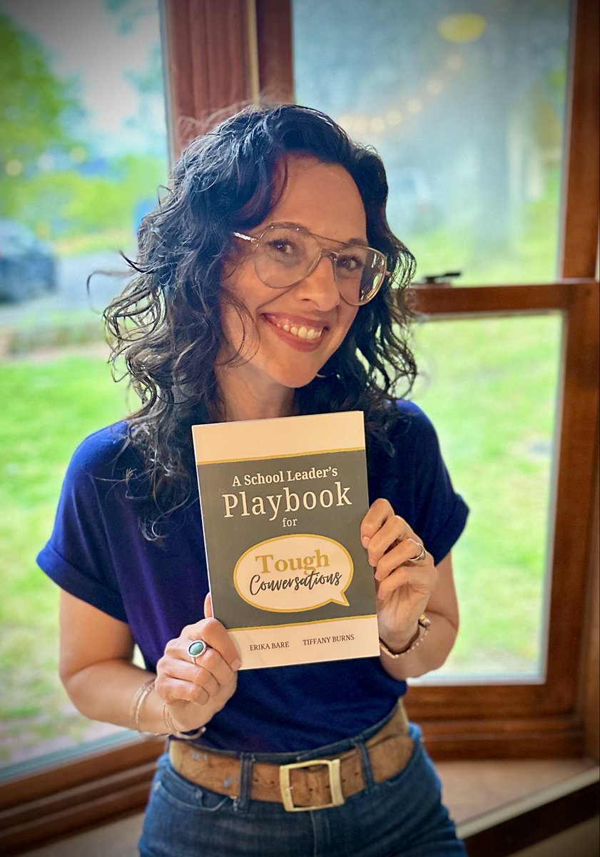 CTCPlaybook's tweet photo. Holding the book in our hands and smiling big!

So much of this came from real conversations in real schools — the ones we got wrong, the ones we avoided, and the ones we learned from.

A School Leader’s Playbook for Tough Conversations is out: https://t.co/PSTulrbW69 https://t.co/OukfRQTodj
