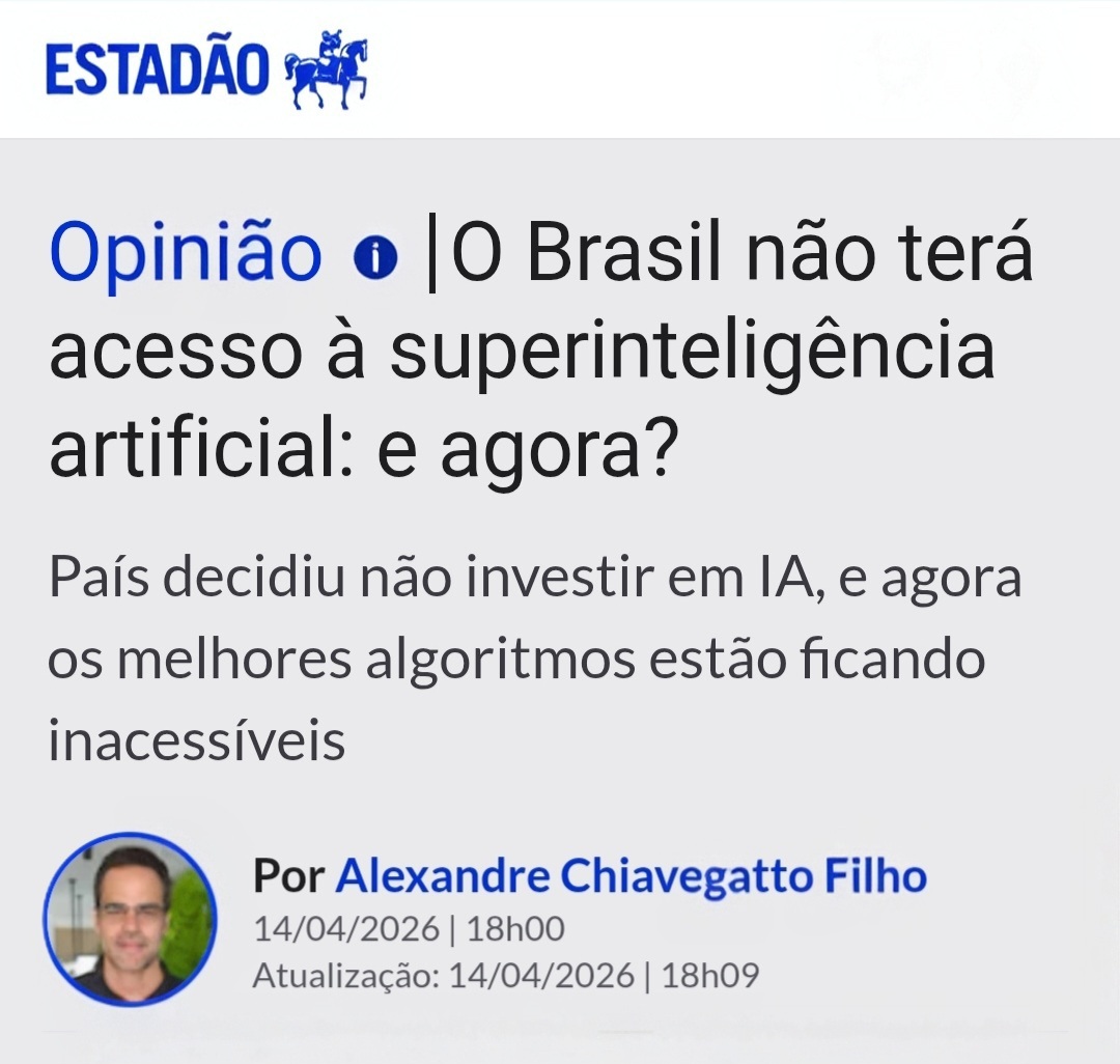 Alexandre Chiavegatto Filho tweet media