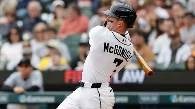 BetUS_MLB's tweet photo. 🚨BREAKING: The Detroit Tigers and SS Kevin McGonigle have agreed on an 8-year, $150M contract extension. 

Another rookie getting a massive extension. https://t.co/XLC7TytyOm