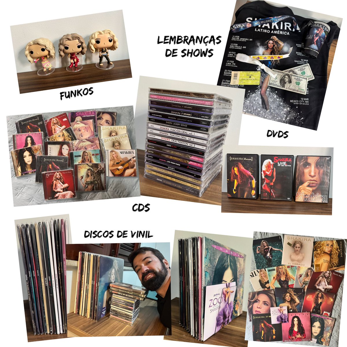 tiago_diogenes's tweet photo. @santander_br @ShakiraPDBrasil @Shakira_Brasil Sou fã da Shakira desde 1997. Comecei com CDs, vieram DVDs, Funkos e hoje os vinis. Guardo também lembranças dos shows que vivi. Não é só admiração, é uma conexão que cresce com o tempo. É mais que coleção, é parte da minha vida.
#SantanderConLaReina #ShakibackSantander https://t.co/ivb6Dhuhwo