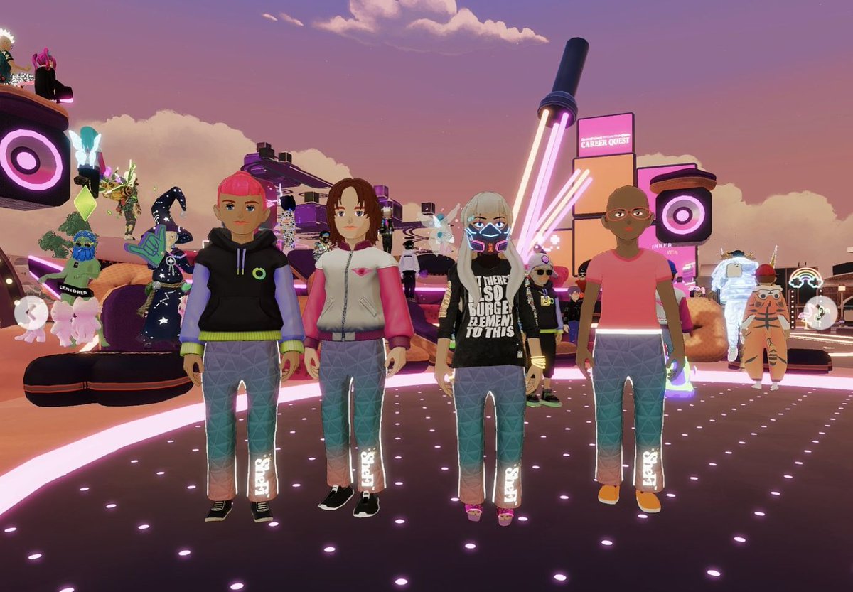 shefiorg's tweet photo. SheFi girls enter the Metaverse. 💫

Feeling cute @decentraland? Show us your avatar 👇 💅 https://t.co/LTMzXsMiH7