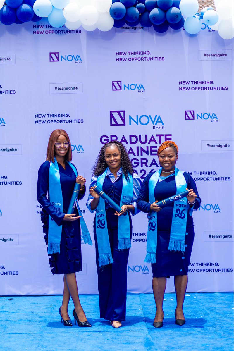 novabankng's tweet image. NGTP’26 is more than a programme, it’s our commitment to shaping a new generation of professionals ready to drive the next wave of banking evolution.

#NGTP26 #Excellence #TeamIgnite #NOVABank #nova