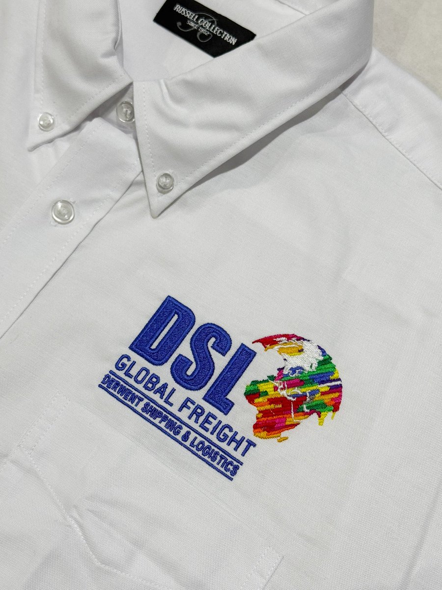 WizardEmb's tweet photo. Branded uniform ready for the team at DSL Global Freight 🌎

Wizard Embroidery
📞 01788 833020
📧  wizardembroidery@hotmail.com
https://t.co/7YeUcDX90w

#wizardembroidery #workwearupgrade #workwear #uniform #corporatewear https://t.co/c4Nej7VRpD