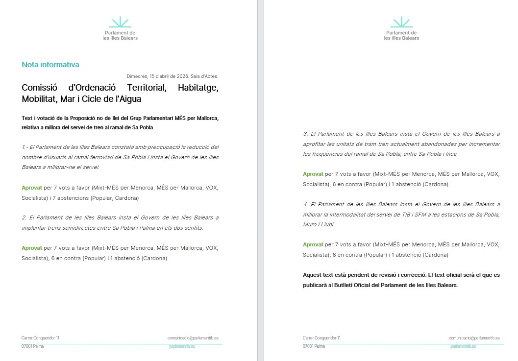 Parlament de les Illes Balears tweet media