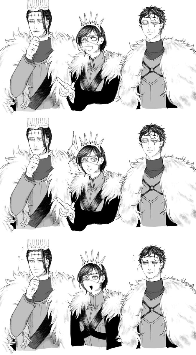 Dominic0435118's tweet photo. I think Vanica wouldn't actually care and would just keep laughing, but whatever, I just wanted to draw this anyway. https://t.co/UrtKzlP2dr