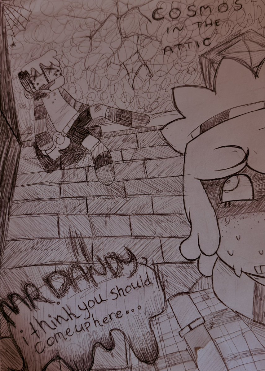 sproutingangel's tweet image. hiii! 
this was inspired by insane clown posse’s song Amy’s in the attic ^,^

#dandysworld #fruitcake