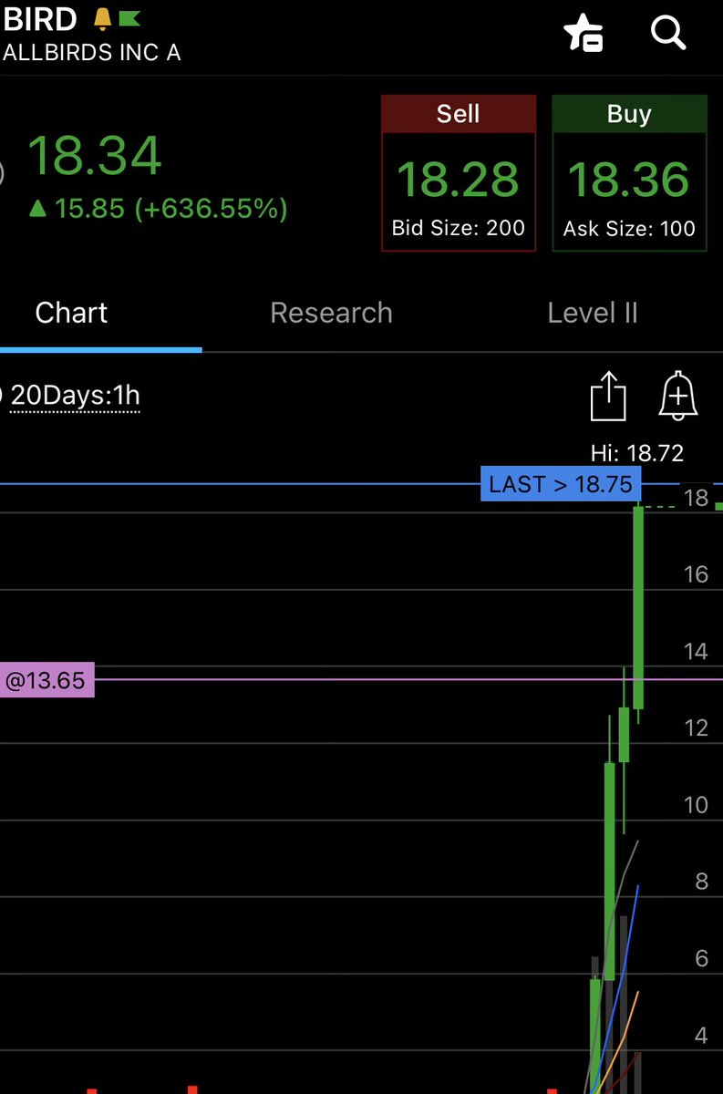 $BIRD has been confusing. Lots of swipes.