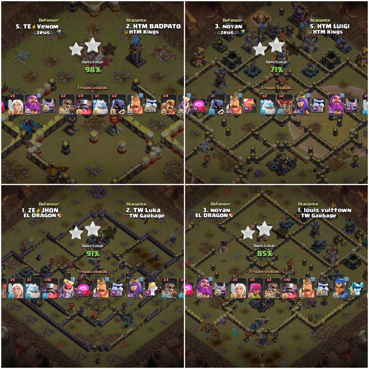 Raami07_'s tweet image. Good defenses against big players 💪
To get your ESL, Cwl or LL bases, don't hesitate to place your order in @greenfoxcoc 🫡