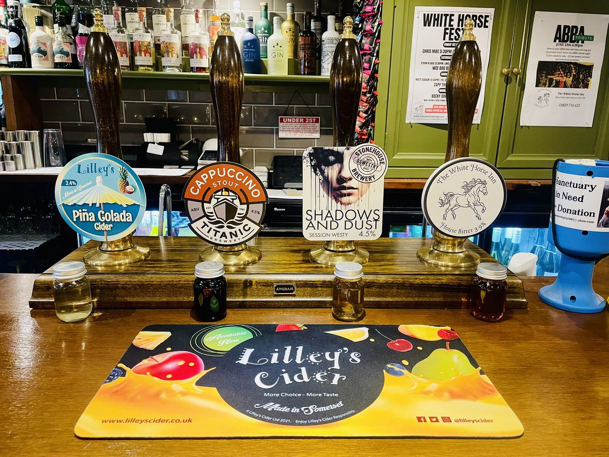 WhiteHorseInn's tweet image. We’re back tonight with a cracking lineup on the handpulls again! 🍻
#supportlocal #countrypub #realale #chester
@TitanicBrewers @lilleyscider